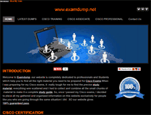 Tablet Screenshot of examdump.net